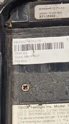 Psion Teklogix 7535 G2 Barcode Scanner (BIN231)