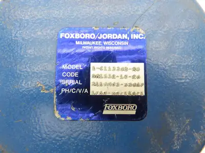 Foxboro/Jordan 1-C113393-R0 Rotary Actuator 3/4"Shaft 115V SM1532-10-26