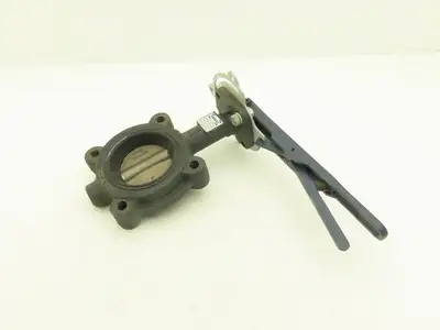 Nibco LD3022 3" Lug Butterfly Valve DN80 CF8M Stainless Disc 250psi w/Handle