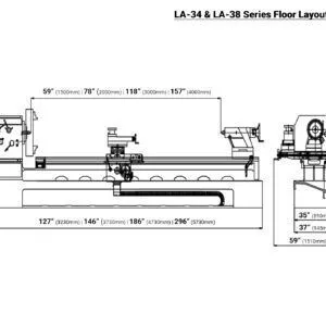New | Build-to-Order KENT USA LA-34120 Precision Lathes Utah US | New Vision Machine Tools, LLC #1332396