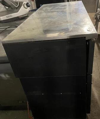 174-0093 Glastender BB60-LI-BSH 60” Back Bar Self Contained 2 Door Cooler