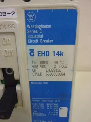 USED WESTINGHOUSE EHD2015L
