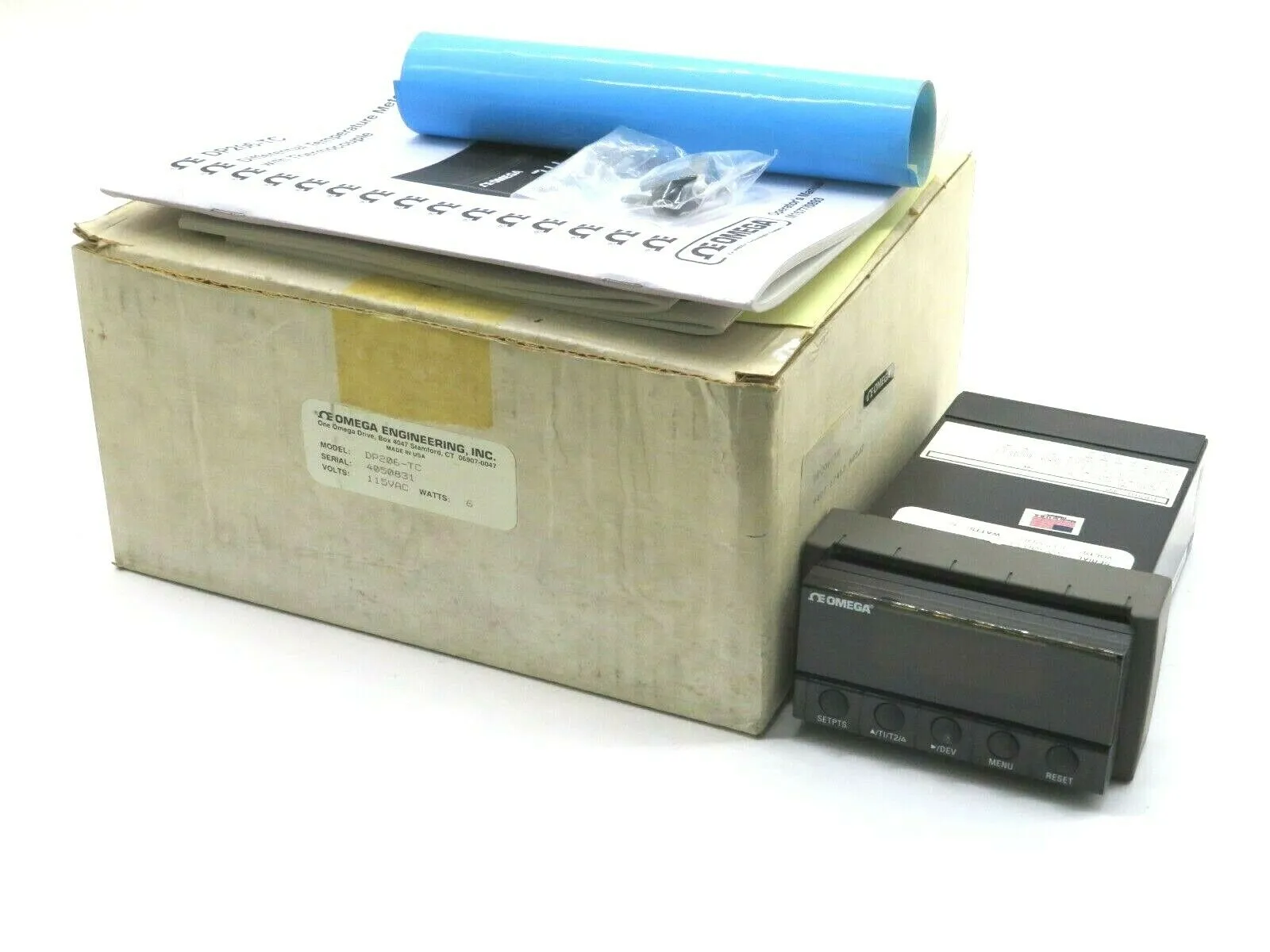 NEW OMEGA DP206-TC DIGITAL METER 115 VAC 6 WATTS DP206TC