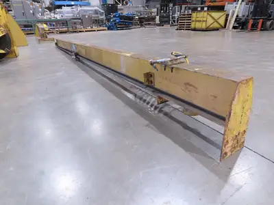1/4 Ton 500 Lb Free Standing Jib Crane 20' Span 12' Height Under Beam