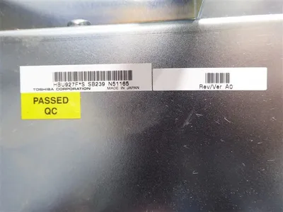 Toshiba BU927F type2 light Chassis Module Rev/Ver A0 Used