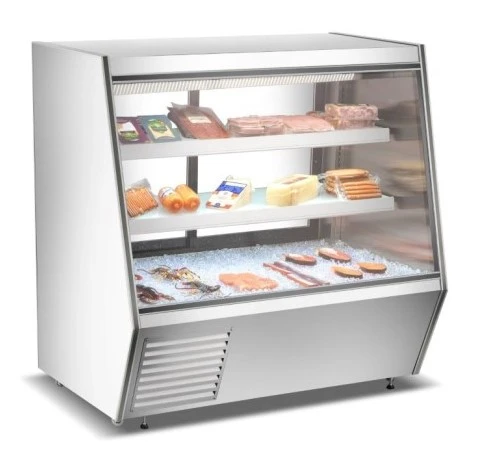 171-0017 48” Fresh Meat & Seafood Full Service Self Contained Display Cooler