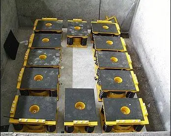 (4) GERB VISCODAMPER VIBRATION ABSORBING SPRING PADS FOR PRESSES: STOCK #21629