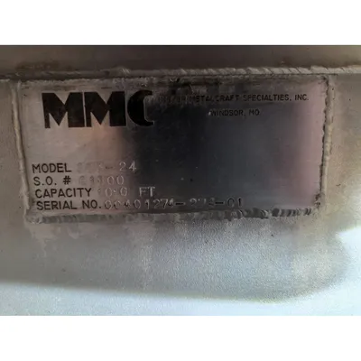 USED MEYER METALCRAFT SPECIALTIES, INC. SC3-24