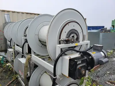 Electric Hose Reel w/ Motor & Speed Reducer