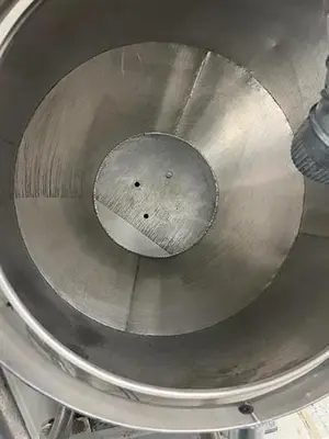 Coating Pan 30" diameter Stainless Steel Angular pan