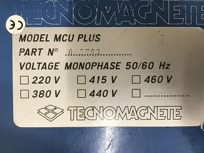USED TECNOMAGNETE QPR020H75