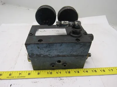 Farval DR2-7B Dual Line Lubrication System Reversing Valve For Oil Only