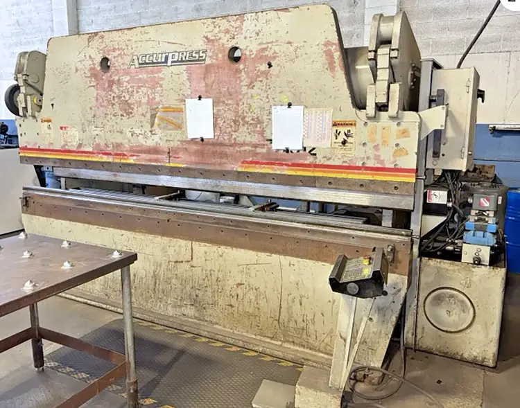 Used 2000 ACCURPRESS 717512 Press Brakes Illinois US | Machinery Marketing International #1283691