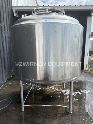 CREPACO 1,000 GALLON STAINLESS STEEL PRESSURE WALL PROCESSOR, DOME TOP