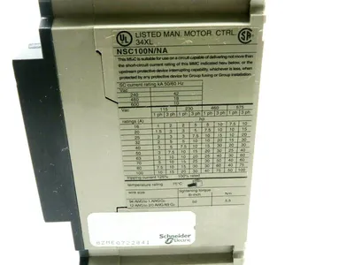 USED MERLIN GERIN NSC100N CIRCUIT BREAKER NSC100N/NA