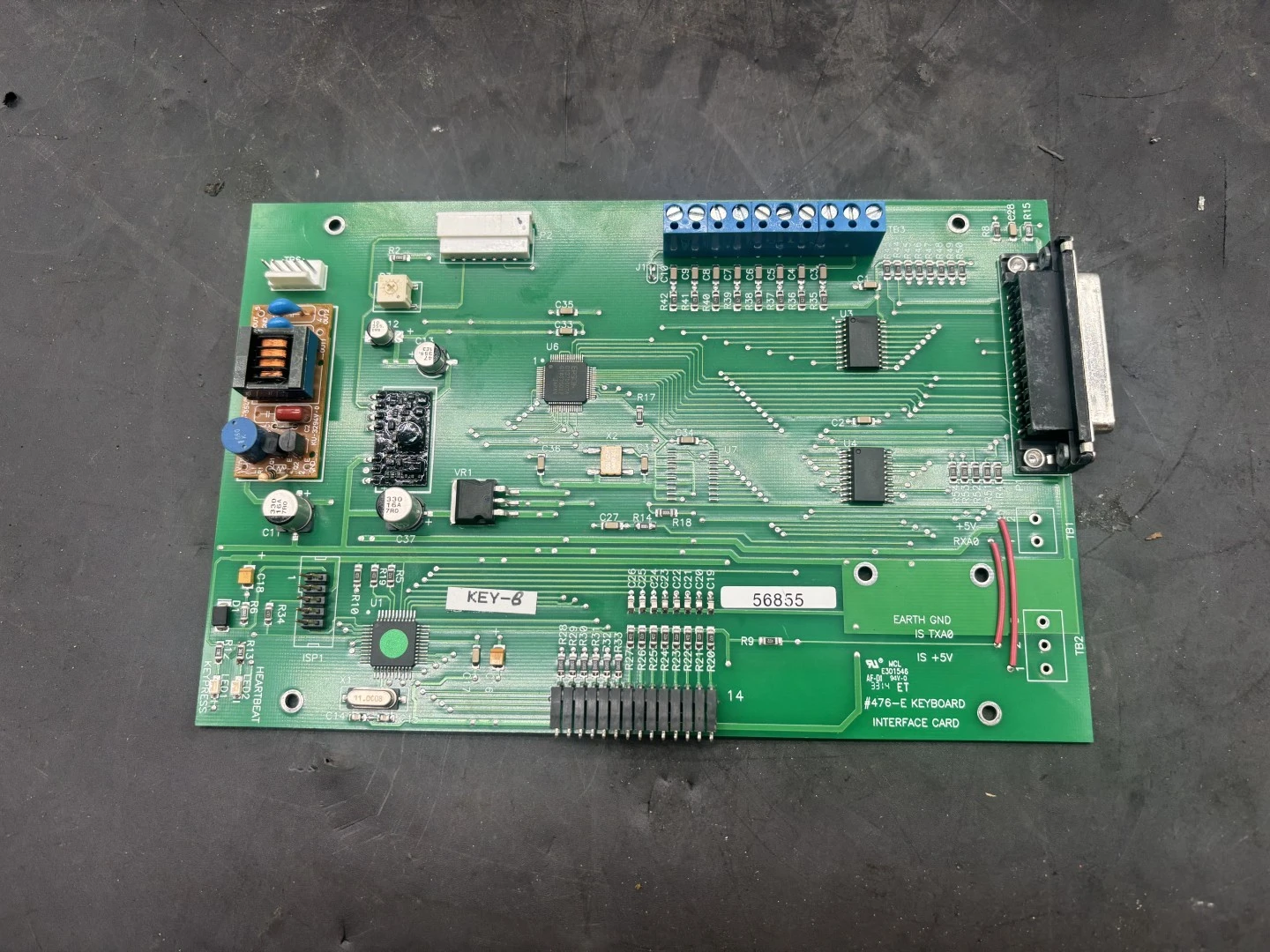 Thompson Scale 476-E Display & Keyboard interface board
