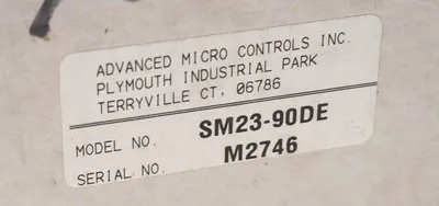 NEW ADVANCED MICRO CONTROLS SM23-90DE STEPPER MOTOR 200 STEPS / REV, SM2390DE