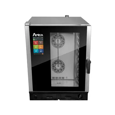 New | in-Stock Atosa New Atosa AEC-1011E Smart Touch Electric Combi Oven, Fits 10 Half-Size Pans, 208/240v Electric Ovens Illinois US | Falcon Restaurant Supply #1375254