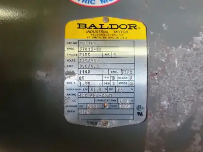 Used BALDOR VM3704 A.C. Motors British Columbia CA | Lenmark #246176