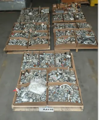 5 PALLETS OF ASSORTED CONDUIT AND CONDUIT FITTINGS, EATON, CROUS HINDS, SQUARE D