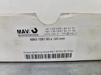 80 x 120 mm Locking Assembly/Keyless Bushing 1061