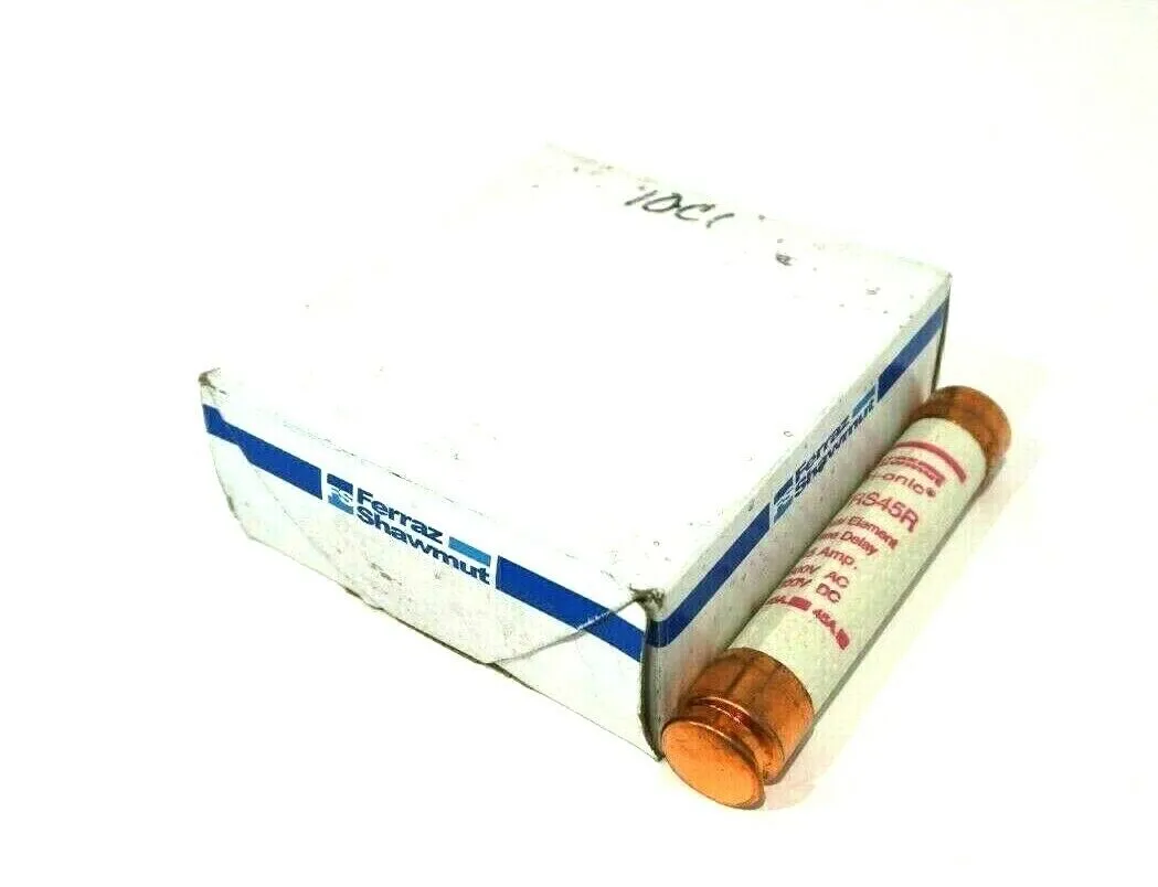10 NEW FERRAZ SHAWMUT TRS45R FUSES 45A
