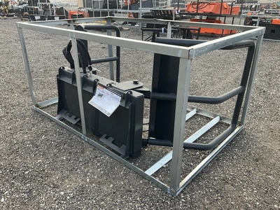 Used WOLVERINE BSH-12-75D SKID STEER BALE SQUEEZE HYDRAULIC ADJUSTABLE Bale Grabbers Michigan US | Miedema Asset Management Group #1579510