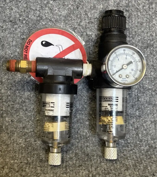 Used Ingersoll Rand ARO 129121-704 & 129121-301 Air Pressure Regulators California US | Davliegogo LLC #1707433