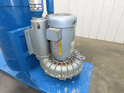 Kraemer Regenerative High Vacuum Pump 10Hp 3Ph 420CFM Oil-less Dust Collector