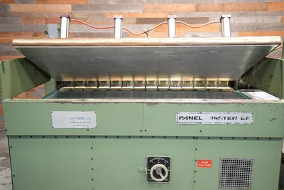 Raytherm PM 88 Feed Thru Radio Frequency Gluer w/Infeed Table