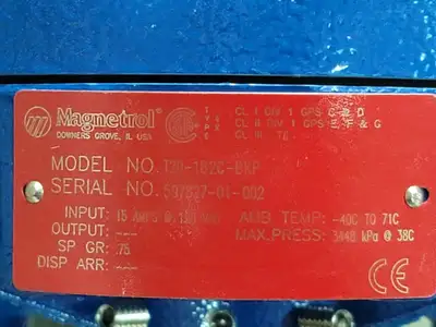 USED MAGNETROL T20-1B2C-BKP
