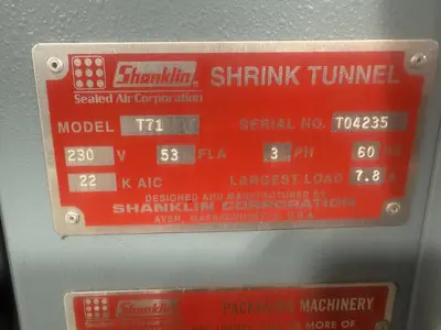 USED 2005 SHANKLIN F-4A & T-71