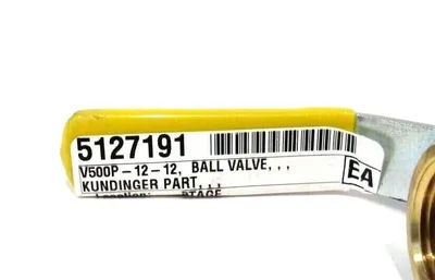 NEW PARKER V500P-12-12 BALL VALVE 3/4" 600WOG V500P1212