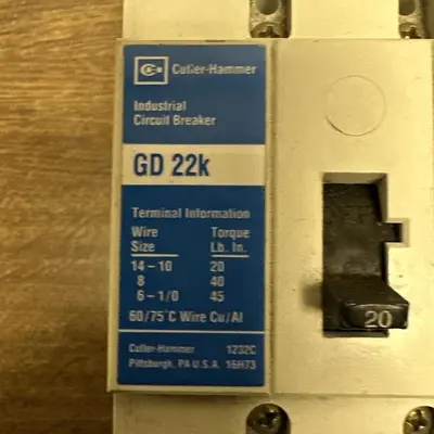 Used CUTLER-HAMMER GD 22K, GD322K Circuit Breakers | Surplus Asset Holdings #1189071