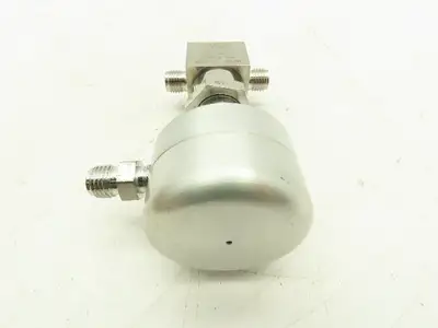 Parker 4A-P4K-11AC-SS Stainless Pneumatic Bellows Shut-Off Valve NC 1/4" Ports