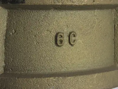 6C Type C  Brass 6" Camlock Coupling Fitting Male And Female Set