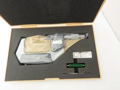 Mitutoyo 395-353-30 Digimatic Micrometer 2-3" Range Spherical Ball Anvil