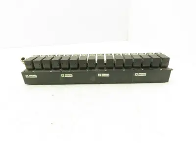 Pneumax OMRB213 Pneumatic Air Manifold Assembly 16 Valves 24vdc 145psi