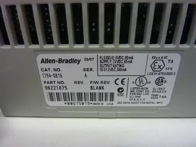 USED ALLEN BRADLEY 1794-OB16 SER A