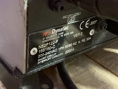 Used ITW DYNATEC N52P122F Miscellaneous Packaging Equipment Ohio US | HGR 24 #1324912