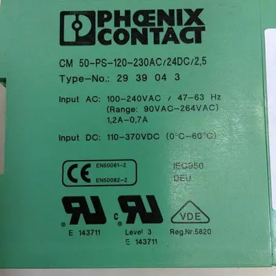 USED PHOENIX CONTACT CM50PS120230AC24DC25