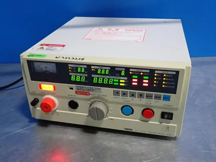 Used TSURUGA ELECTRIC 8525 High Voltage Testers Ohio US | HGR 24 #754722
