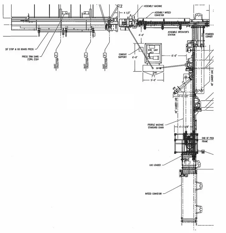 Used 1988 WESTERN PNEUMATIC COMPLETE FINGER JOINTING LINE COMPLETE FINGER JOINTING LINE Auto Finger Joint Lines | CAROLINA MACHINERY SALES #421480