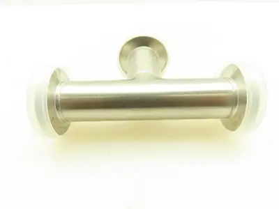 INFICON 304 Stainless Pipe Tee Vacuum Fitting DN 16 ISO-KF 16mm  LOT OF 7