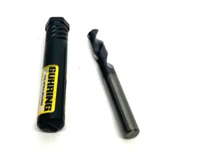 USED GUHRING DRILL, 3/8, STUB, TYPE N, CARBIDE, NANO-FIREX 2463-9,520