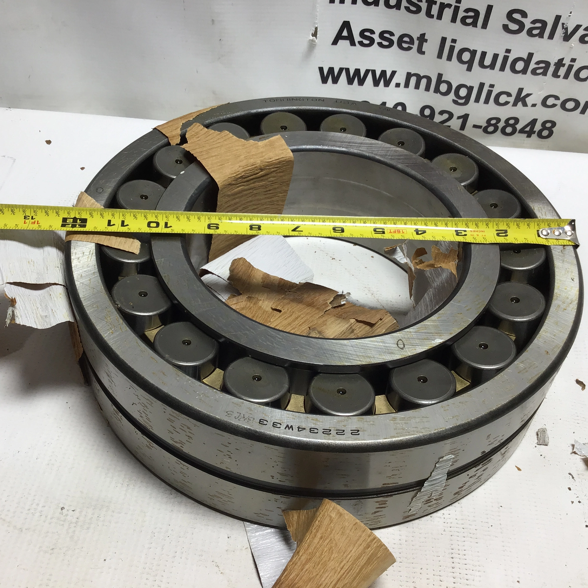 Torrington 22234W33 12″ Spherical Roller Bearing Stainless Steel