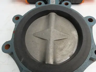 Ebro Z014-A DN200 8" Butterfly Valve & Pneumatic Spring Actuator EB10.1 sys 60