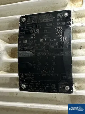 USED Wrightflow Technologies Wright Stainless Steel Lobe Pump Wash Down Duty, Model 0600 TRA10,