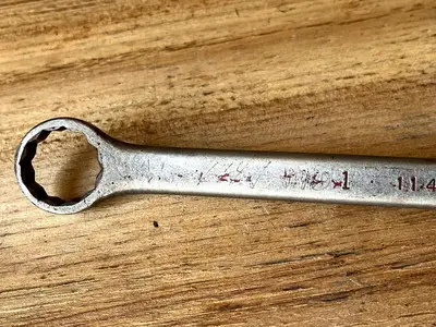 Vintage Proto Professional Box End Wrench Offset #1145B 1"-15/16" USA