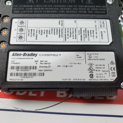 Used Allen-Bradley 1756-EN2T PLC Ethernet Equipment California US | American Industrial Supply Co. #1513417